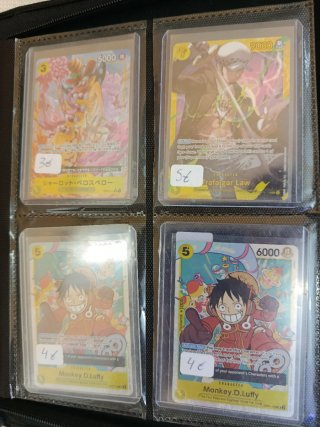 Cartas One Piece Monkey D. Luffy Shanks Yamato