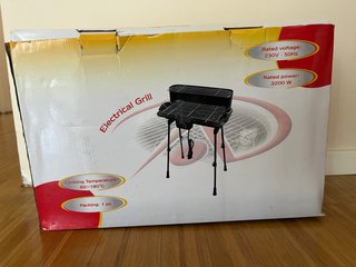 Barbacoa Eléctrica de Jardín con Patas
