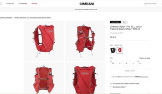 Chaleco Camelbak Apex Pro 12L + 2 Frascos