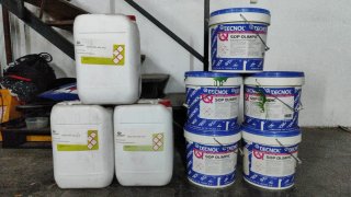 Pintura VERDE  acrílica profesional SOP OLIMPIC