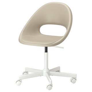 Silla oficina Ikea ELDBERGET Beige / Blanco