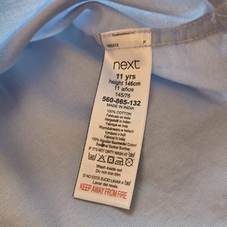 Camicia manica corta NEXT 11 anni