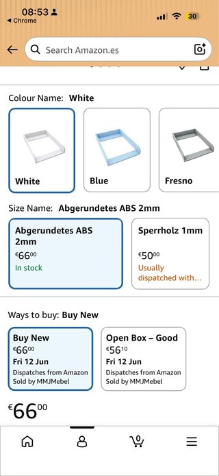 Cambiador Cómoda 50cm Ikea Hemnes