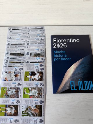 Colección Cromos Florentino 2026 Real Madrid