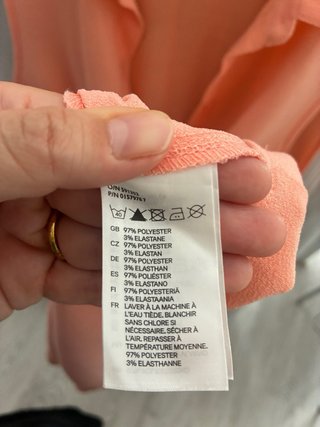 Vestido salmon estilo años 50