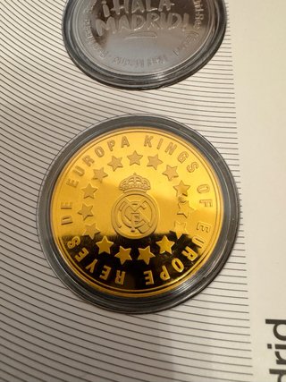 Pack 3 Monedas Oficiales Real Madrid Coleccionable