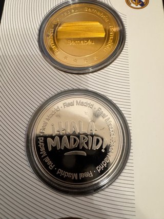 Pack 3 Monedas Oficiales Real Madrid Coleccionable