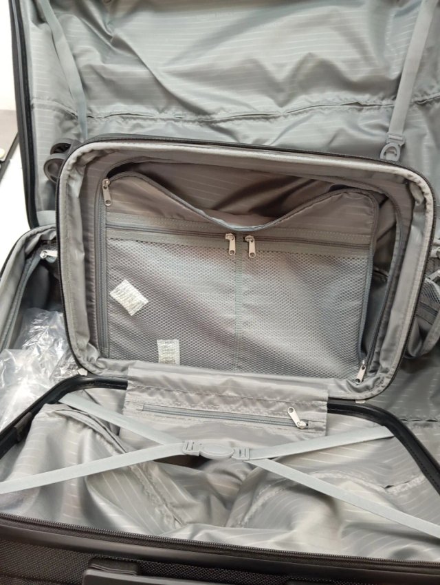 Set di 2 Valigie Rigide Nere (Piccola + Grande)