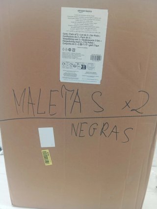 Set Maletas Rígidas Negra (Pequeña + Grande)