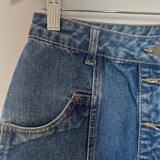 Falda vaquera mini Stradivarius