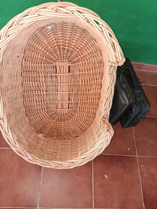 Cama de mimbres para perros , gatos y demás