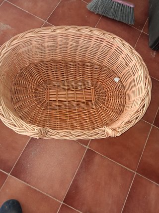 Cama de mimbres para perros , gatos y demás