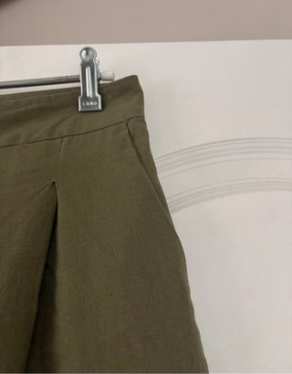 Pantalón Zara verde lino