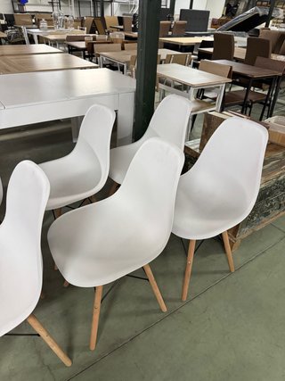 Sillas Nórdicas Blancas Modernas