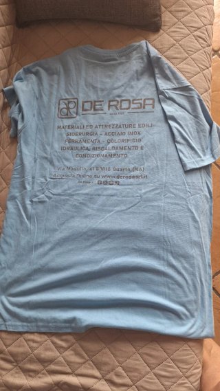 Maglia DE ROSE cotone blu
