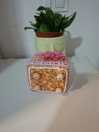 Cajita decorativa artesanal