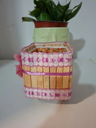 Cajita decorativa artesanal