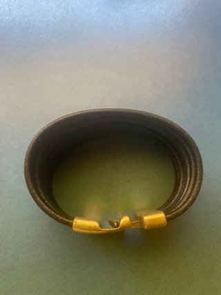 Pulsera Uno de 50 Cuero y Acero