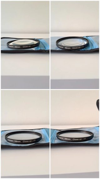 Kit filtros macro Andoer 58mm (+1 +2 +4 +10)