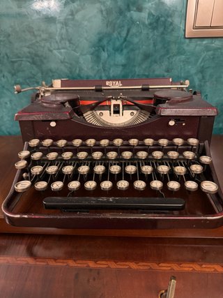 Máquina de escribir Royal antigua