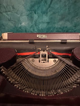 Máquina de escribir Royal antigua