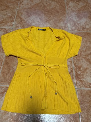 Cárdigan Pedro del Hierro Amarillo Talla M