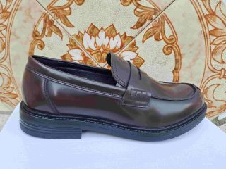 Scarpe uomo mocassino classiche bordeau 40 a 45