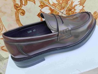 Scarpe uomo mocassino classiche bordeau 40 a 45