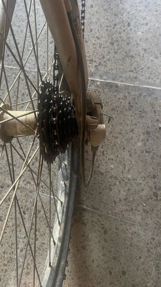 Bicicleta MTB funcionando