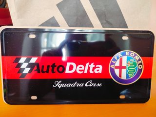 Targa Alfa Romeo Auto Delta Squadra Corse