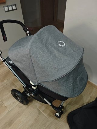Conjunto Capota y Cubrepies Bugaboo Camaleon Gris