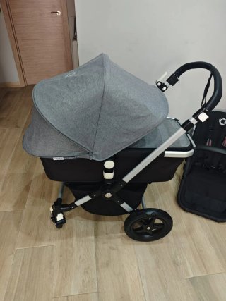 Conjunto Capota y Cubrepies Bugaboo Camaleon Gris