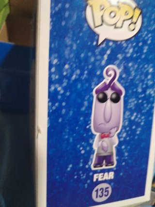 Funko Pop! 135 Fear Inside Out Disney Pixar