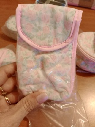 Set 5 pezzi anni '90 floreale