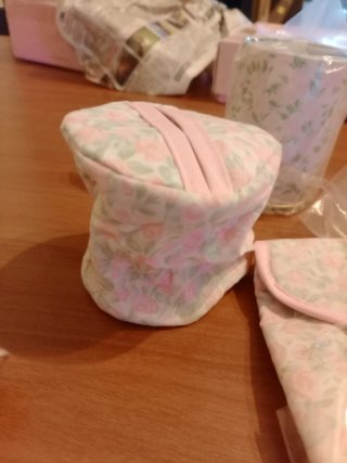 Set 5 pezzi anni '90 floreale