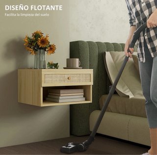 Juego 2 Mesitas Noche Colgantes