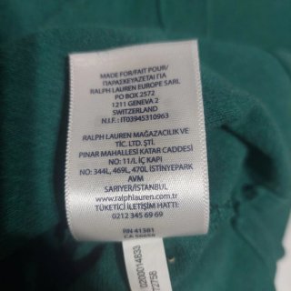 Polo Ralph Lauren Verde Talla XS
