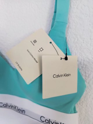 Sujetador Calvin Klein Teal con Relleno