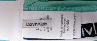 Sujetador Calvin Klein Teal con Relleno
