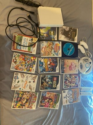 Consola Nintendo Wii Blanca + Juegos