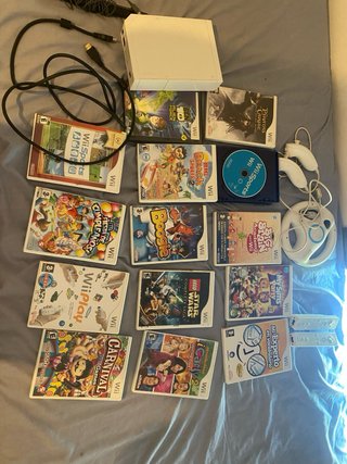 Consola Nintendo Wii Blanca + Juegos