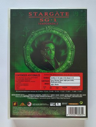 DVD Stargate SG-1 Quinta Temporada