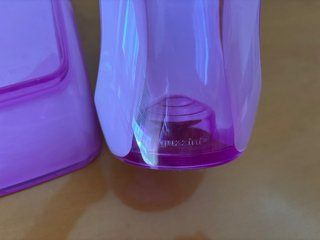 Guzzini porta bicchieri e tovaglioli viola