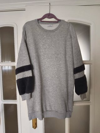 Vestido Sudadera Gris