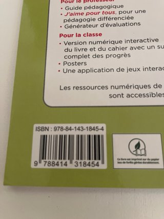 Libro J’aime francés 1 Eso A1 como nuevo