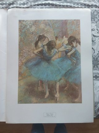 Láminas de exposición de arte con carpeta del lote