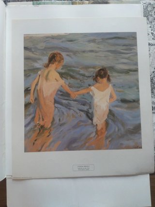 Láminas de exposición de arte con carpeta del lote