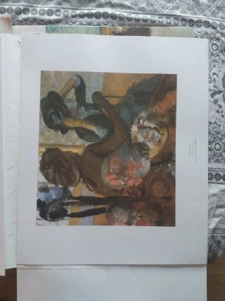 Láminas de exposición de arte con carpeta del lote