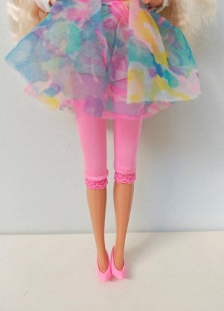 Barbie Teen Talk 1992 conjunto rosa y turquesa