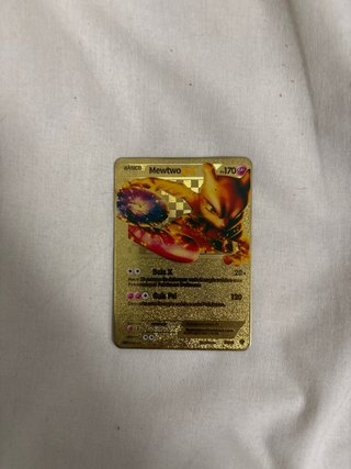 Carta Pokémon Mewtwo GX Metalizada